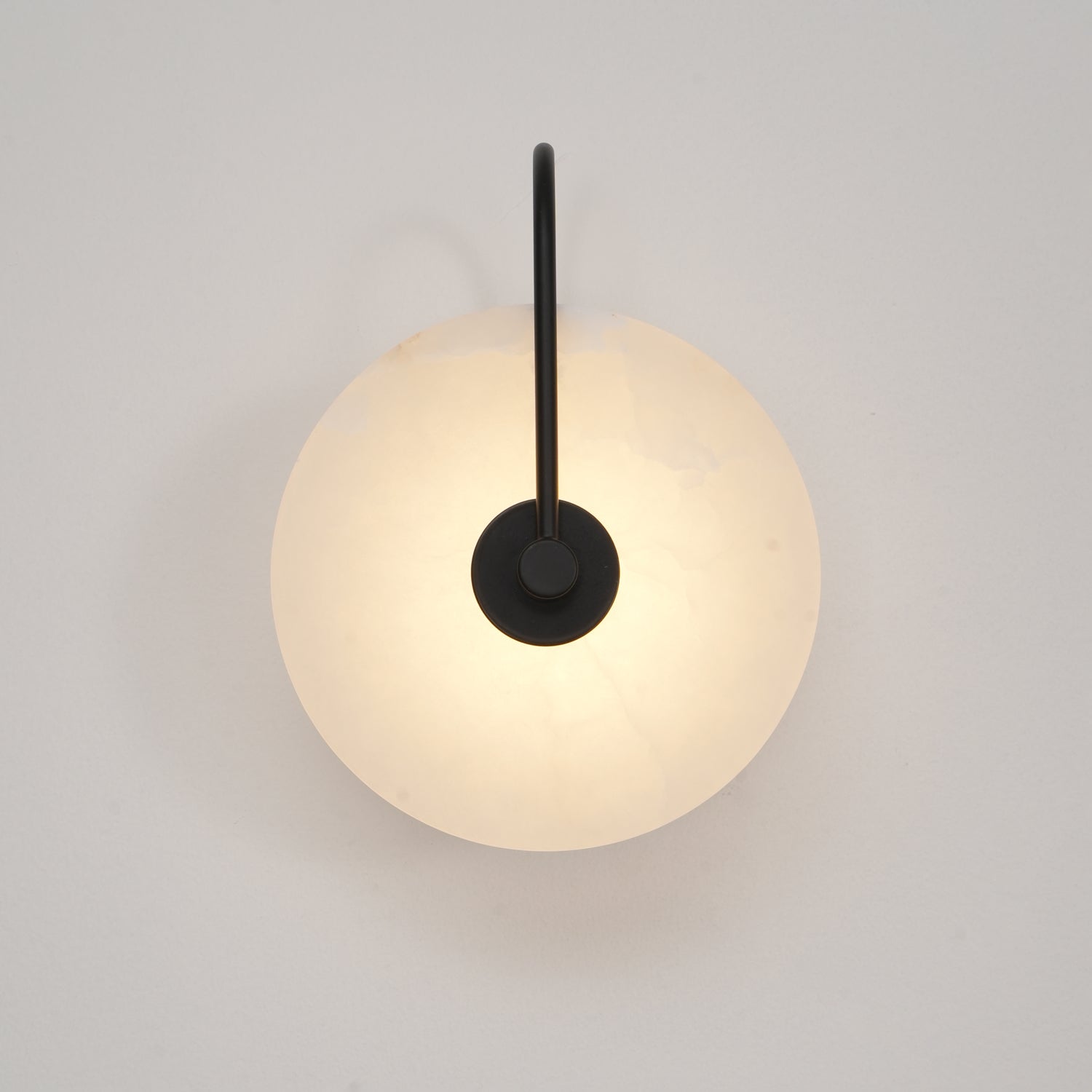 Alabaster LED Wall Lamp | Organic Stone-Inspired Sconce | Warm to Cool Adjustable Light | Bedroom Hallway Living Room