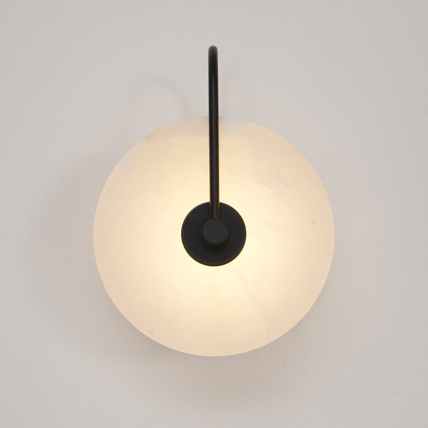 Alabaster LED Wall Lamp | Organic Stone-Inspired Sconce | Warm to Cool Adjustable Light | Bedroom Hallway Living Room