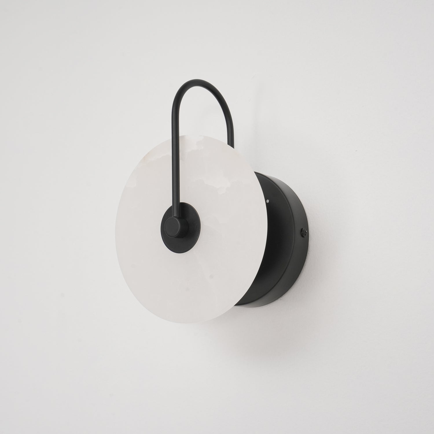 Alabaster LED Wall Lamp | Organic Stone-Inspired Sconce | Warm to Cool Adjustable Light | Bedroom Hallway Living Room