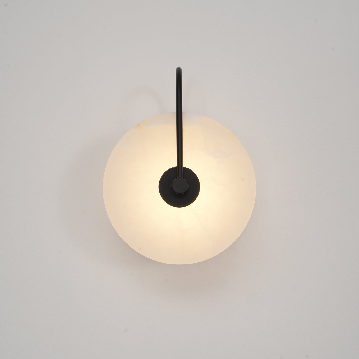 Alabaster LED Wall Lamp | Organic Stone-Inspired Sconce | Warm to Cool Adjustable Light | Bedroom Hallway Living Room