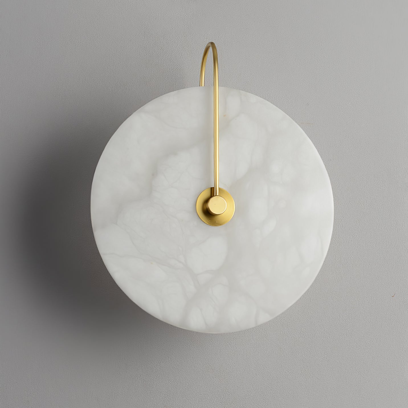 Alabaster LED Wall Lamp | Organic Stone-Inspired Sconce | Warm to Cool Adjustable Light | Bedroom Hallway Living Room