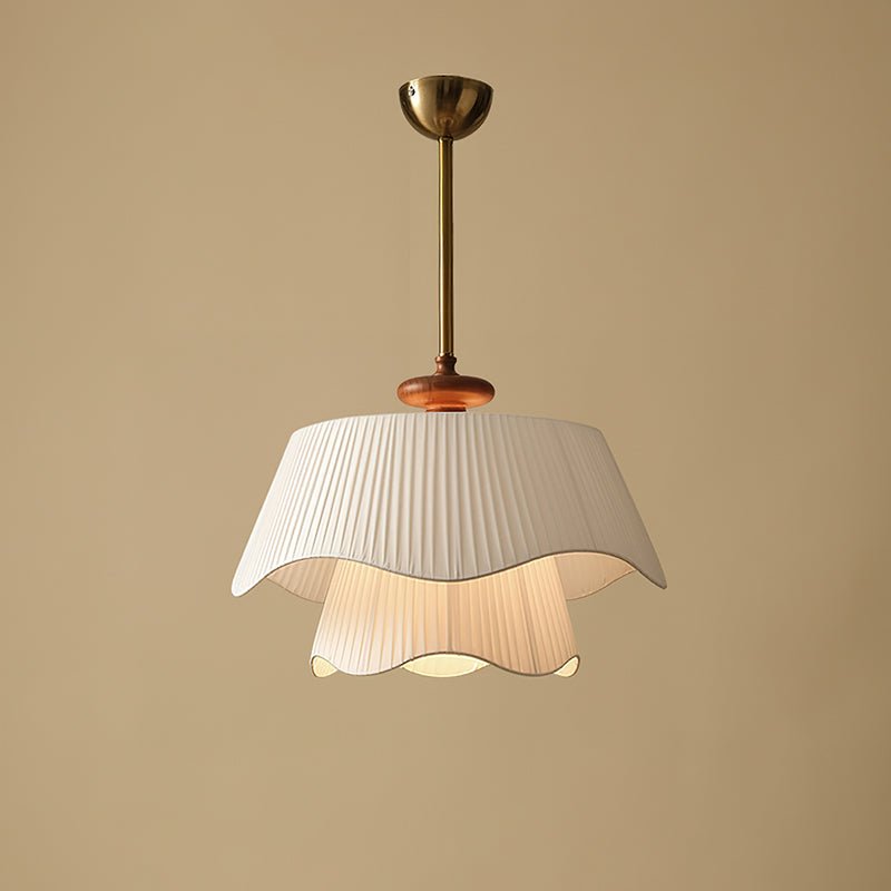 Bellevue Pendant Lamp | Metal, Glass & Wood Ceiling Light | E26/E27 LED or Edison Bulb | Adjustable Modern Hanging Fixture