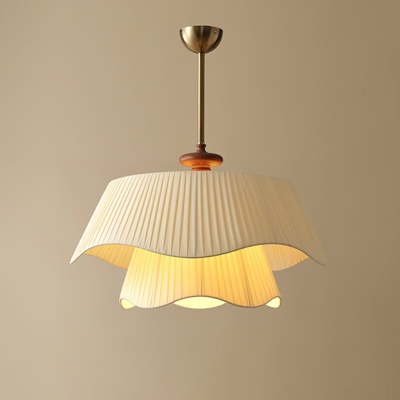Bellevue Pendant Lamp | Metal, Glass & Wood Ceiling Light | E26/E27 LED or Edison Bulb | Adjustable Modern Hanging Fixture