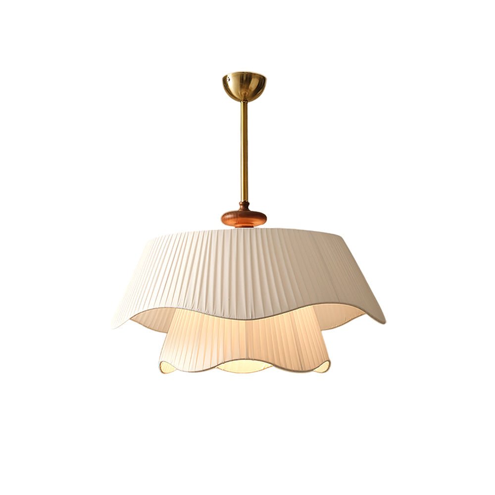 Bellevue Pendant Lamp | Metal, Glass & Wood Ceiling Light | E26/E27 LED or Edison Bulb | Adjustable Modern Hanging Fixture