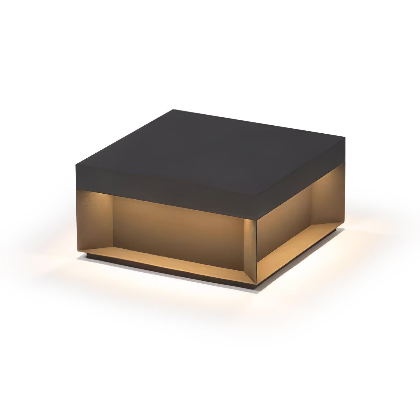 Black Box Outdoor Lantern Post