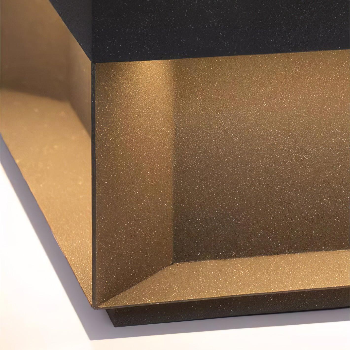 Black Box Outdoor Lantern Post