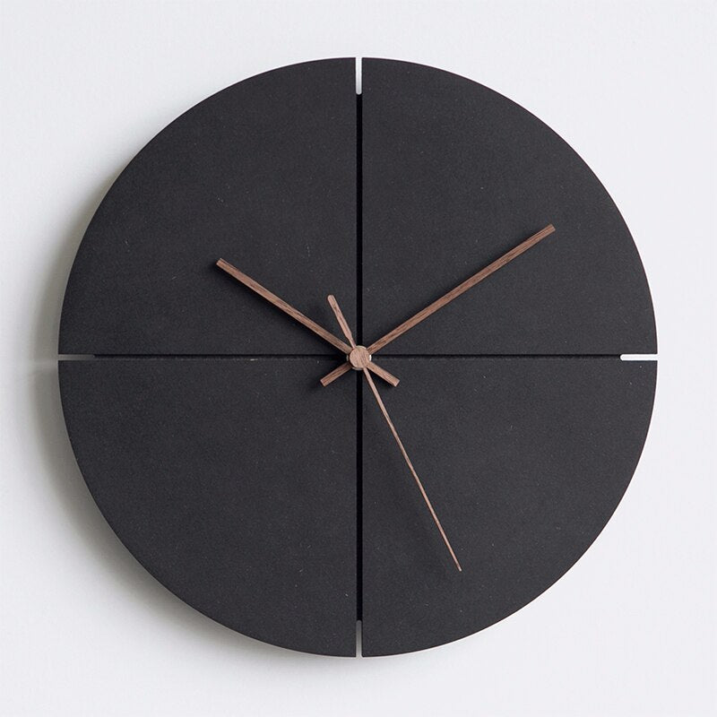 Modern Digital Wall Clock with LED Display 20 cm for Home Office | Compact Space Saving Design | Battery Operated
