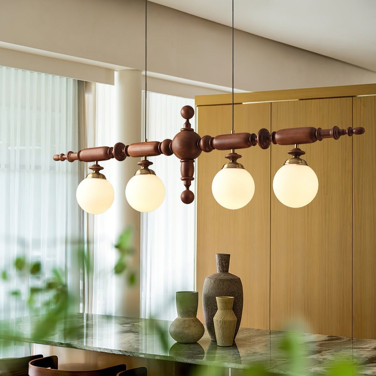 Cambridge Wooden Chandelier