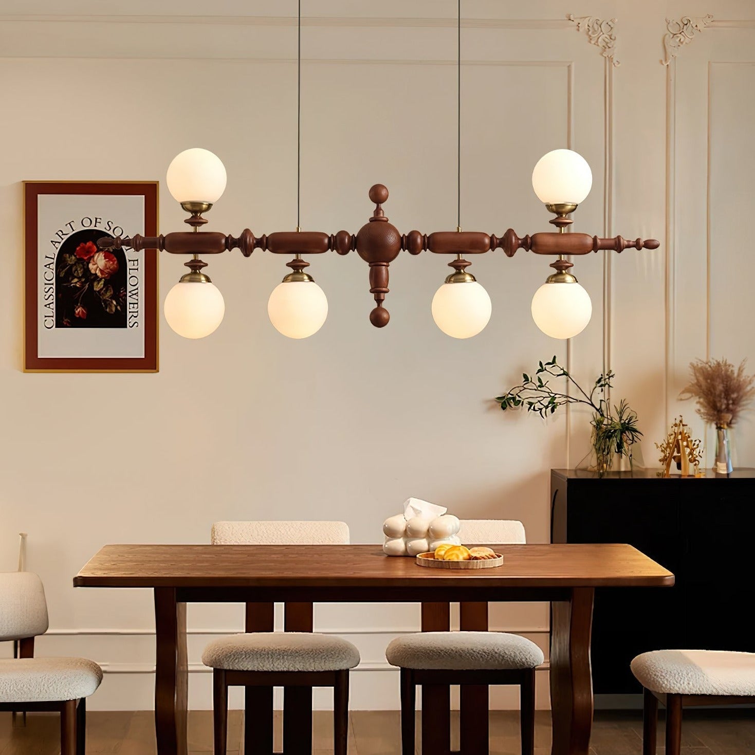 Cambridge Wooden Chandelier