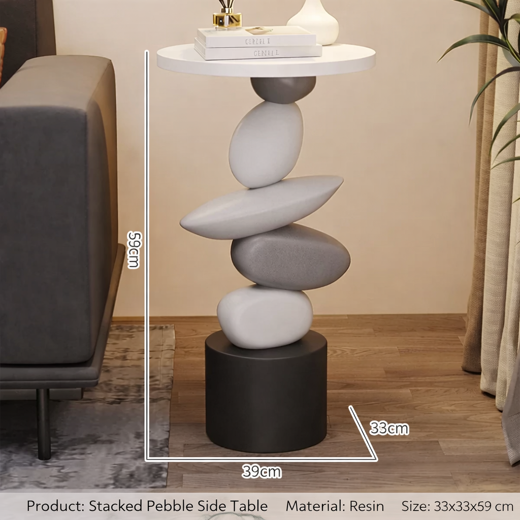 Virellox Luxury Coffee Table Side Table | Modern Minimalist Accent Table | Living Room Bedroom
