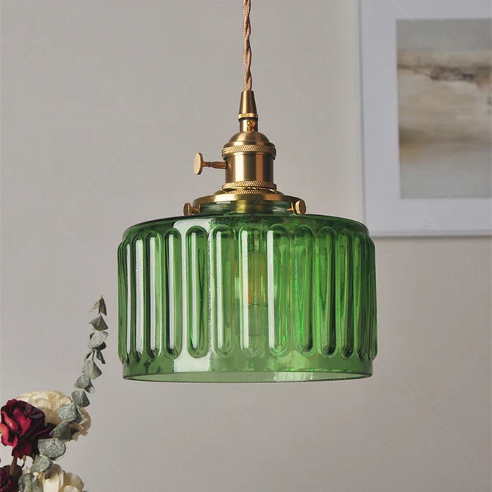 Vintage Crystal Hanging Lamp