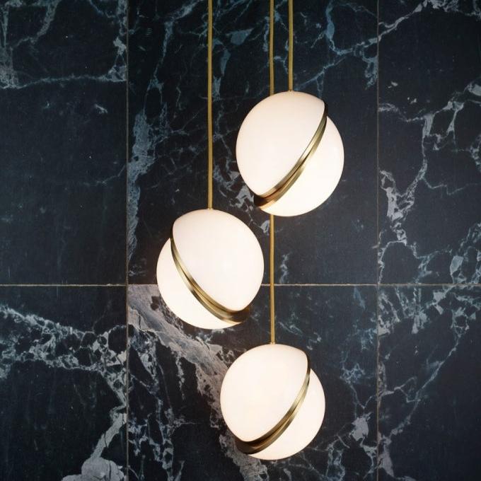 Crescent Moon Pendant Lamp