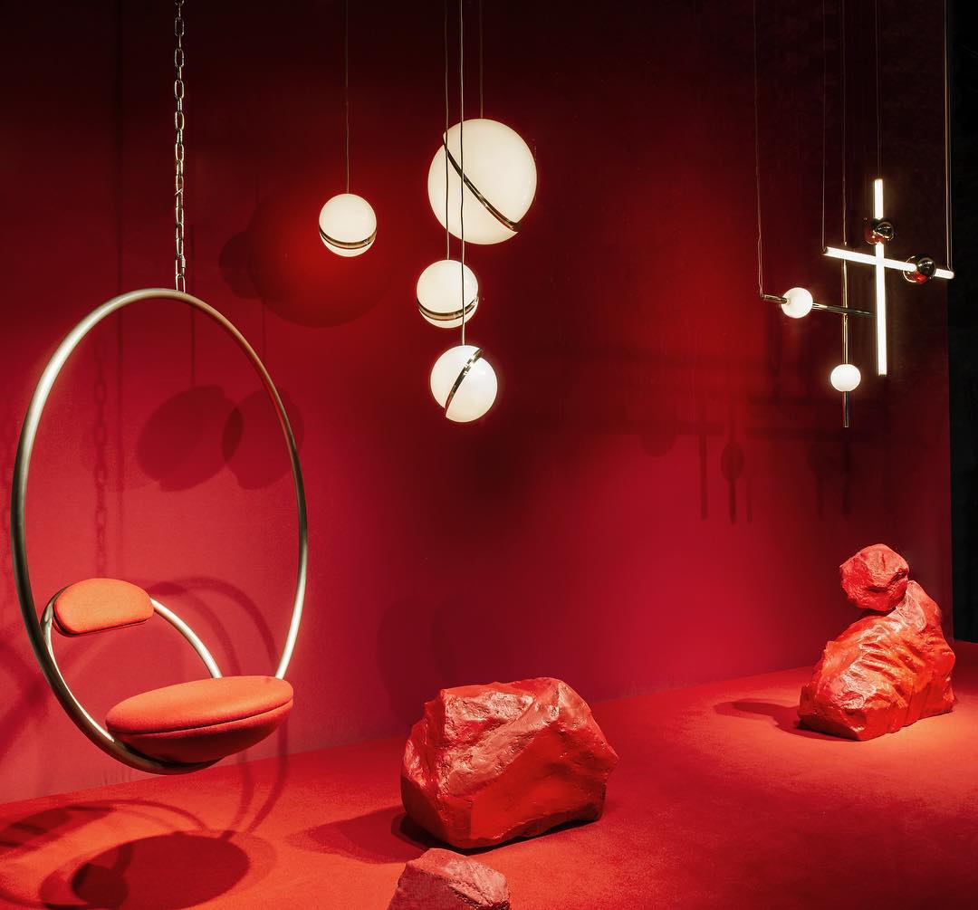 Crescent Moon Pendant Lamp