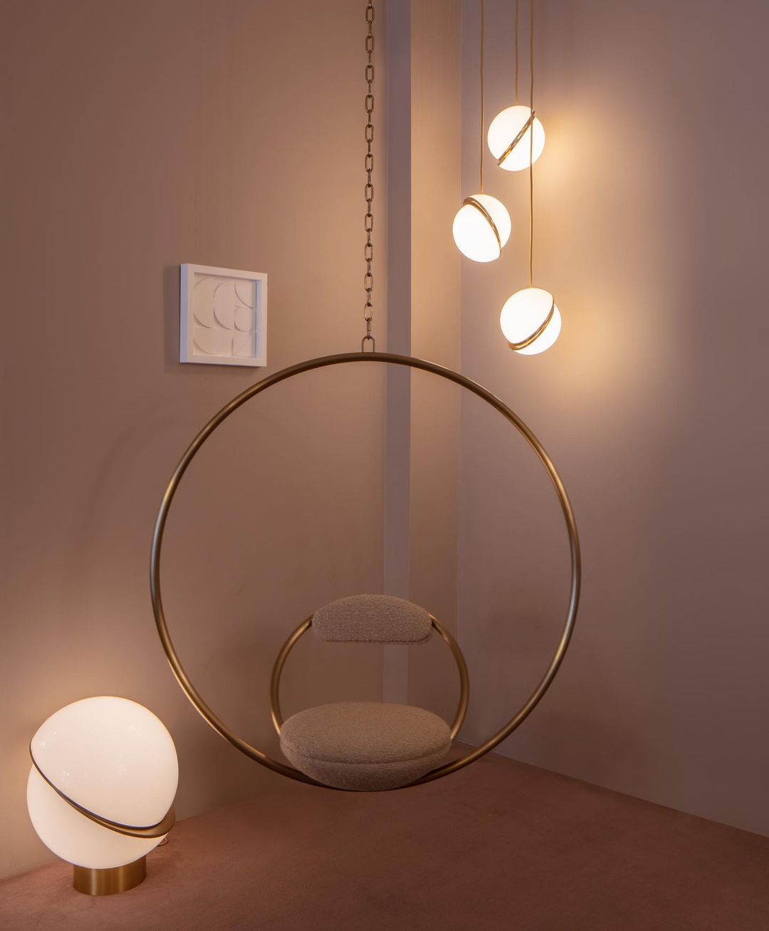Crescent Moon Pendant Lamp