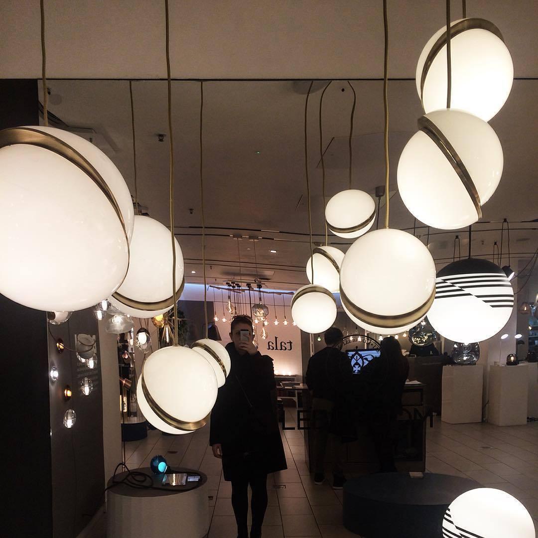 Crescent Moon Pendant Lamp