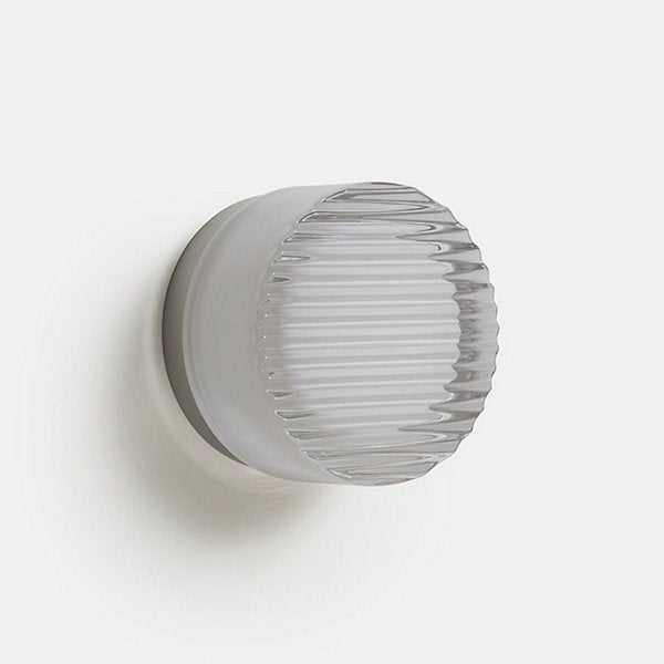Modern Round LED Wall Lamp Indoor & Outdoor | Up Down Ambient Light | Acrylic Aluminum | Waterproof Compact Wall Sconce
