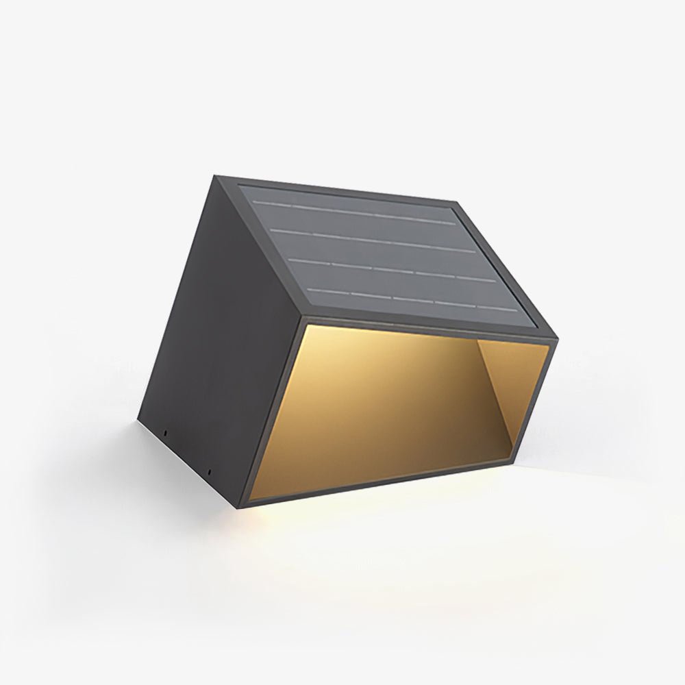 Cube Garden Solar Outdoor Light Compact Design | Integrated LED | Stainless Steel | IP65 Waterproof Patio & Lawn Lighting