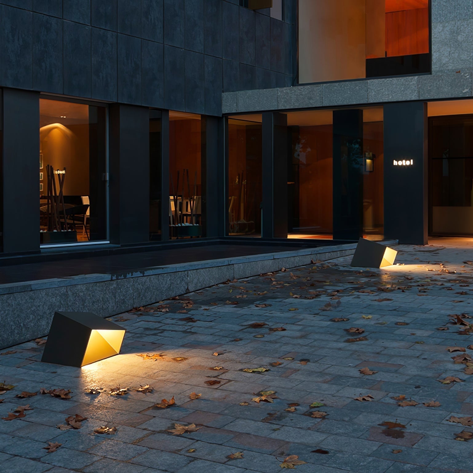 Cube Garden Solar Outdoor Light Compact Design | Integrated LED | Stainless Steel | IP65 Waterproof Patio & Lawn Lighting