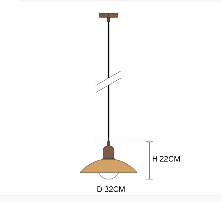 Macaron Bauhaus pendant lamp