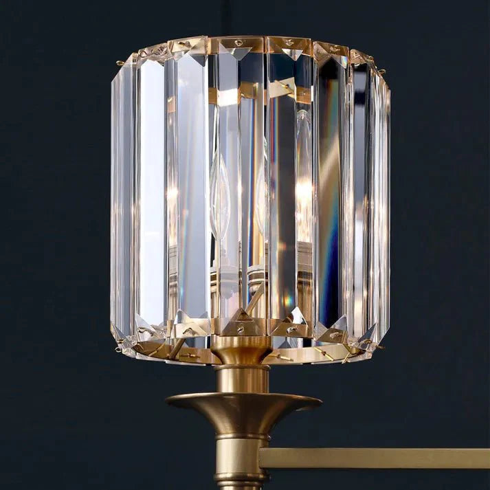 Vintage Luxury Crystal Wall Lamp | Brass & Crystal Wall Light | E14 Fixture | Elegant Ambient Lighting