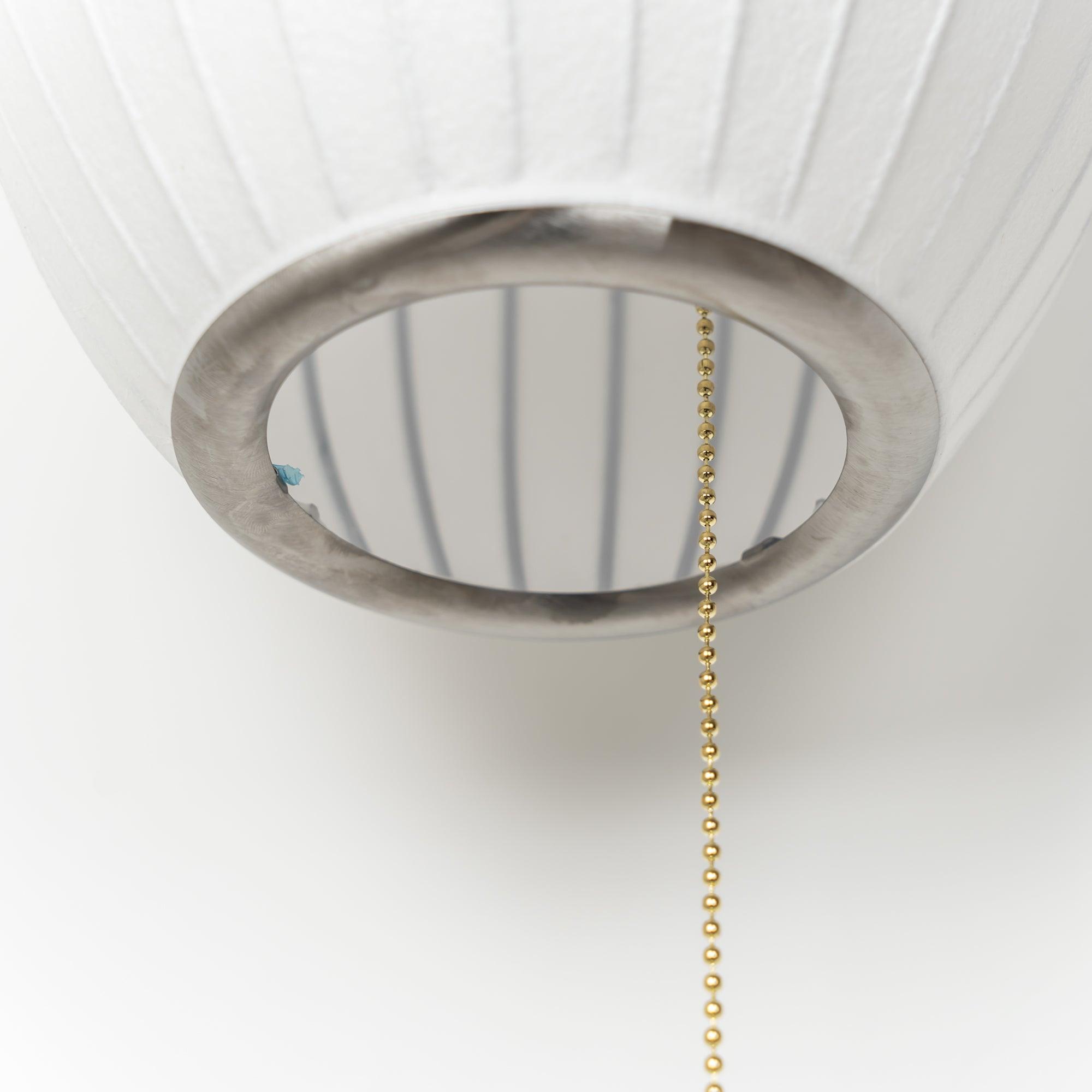 Nelson Wall Sconce | Mid-Century Modern Wall Light | Walnut & Metal Fixture | E26/E27 Ambient Indoor Lighting
