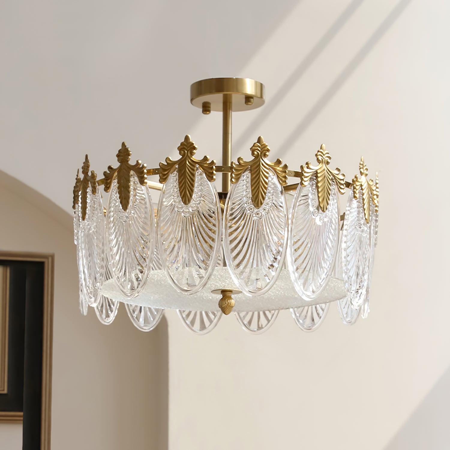 Decorative Glass Round Chandelier
