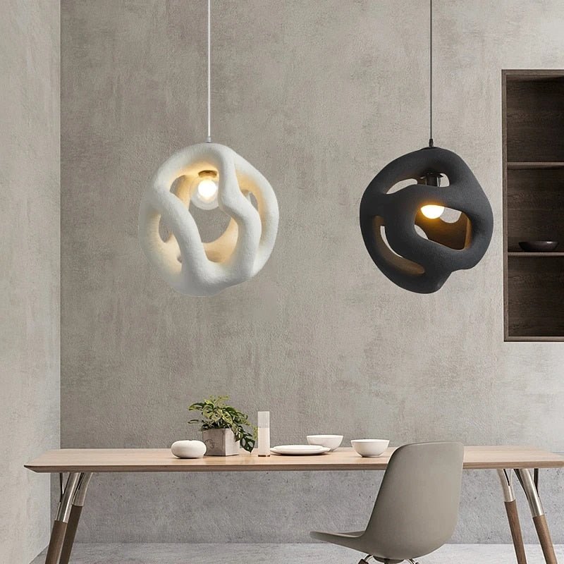 Wabi Sabi Pendant Lamp | Minimalist Hanging Light | E27 Fixture | Soft Ambient Lighting for Modern Interiors