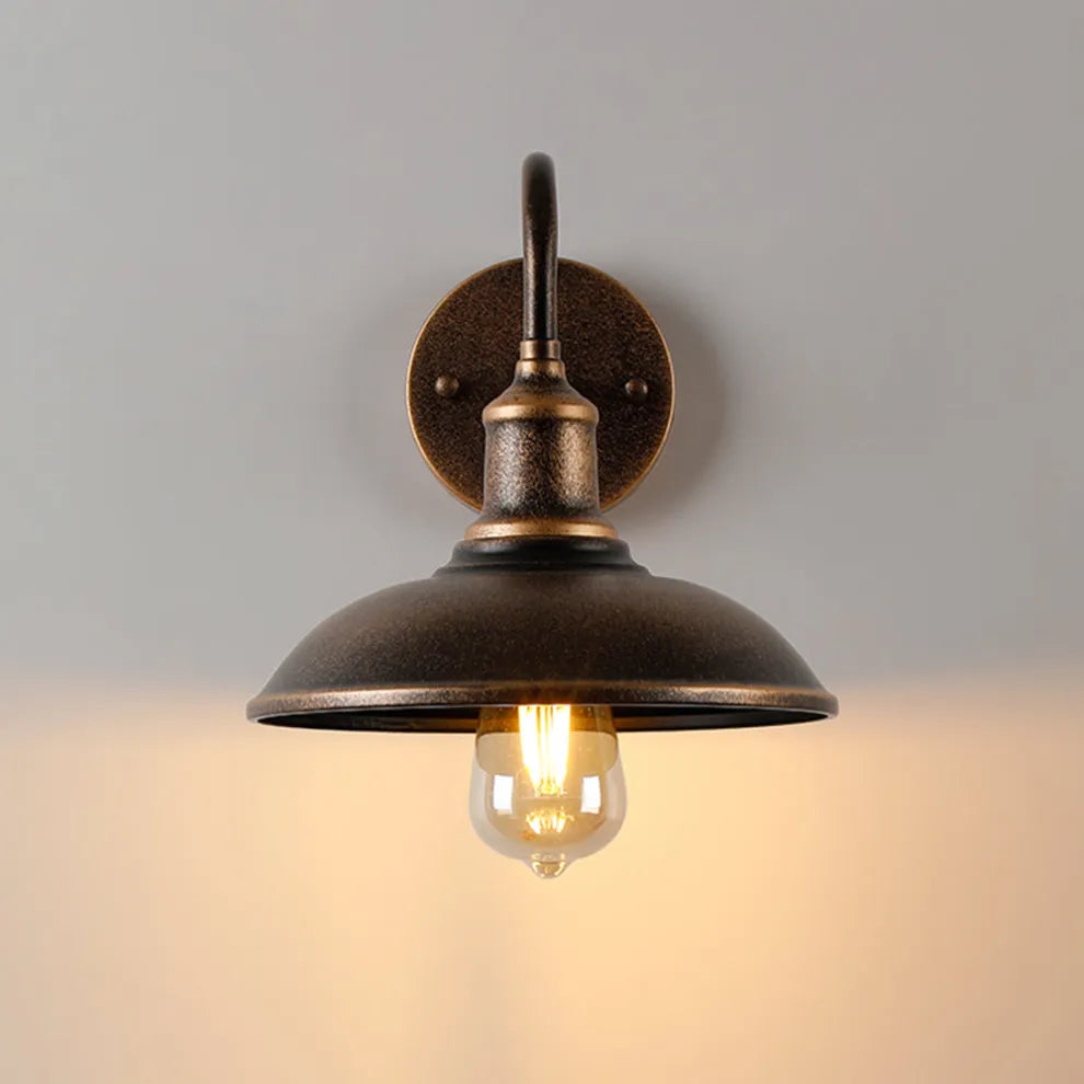 Isyrae Outdoor Wall Lamp Ø25/29 cm | Modern Minimalist Facade Light | E27 IP44 Exterior Lighting