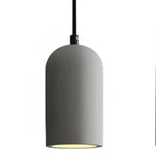 Concrete Pendant Lamp Industrial Modern Hanging Light | Compact Design | G4 LED | Adjustable Cord | Urban Interior Lighting