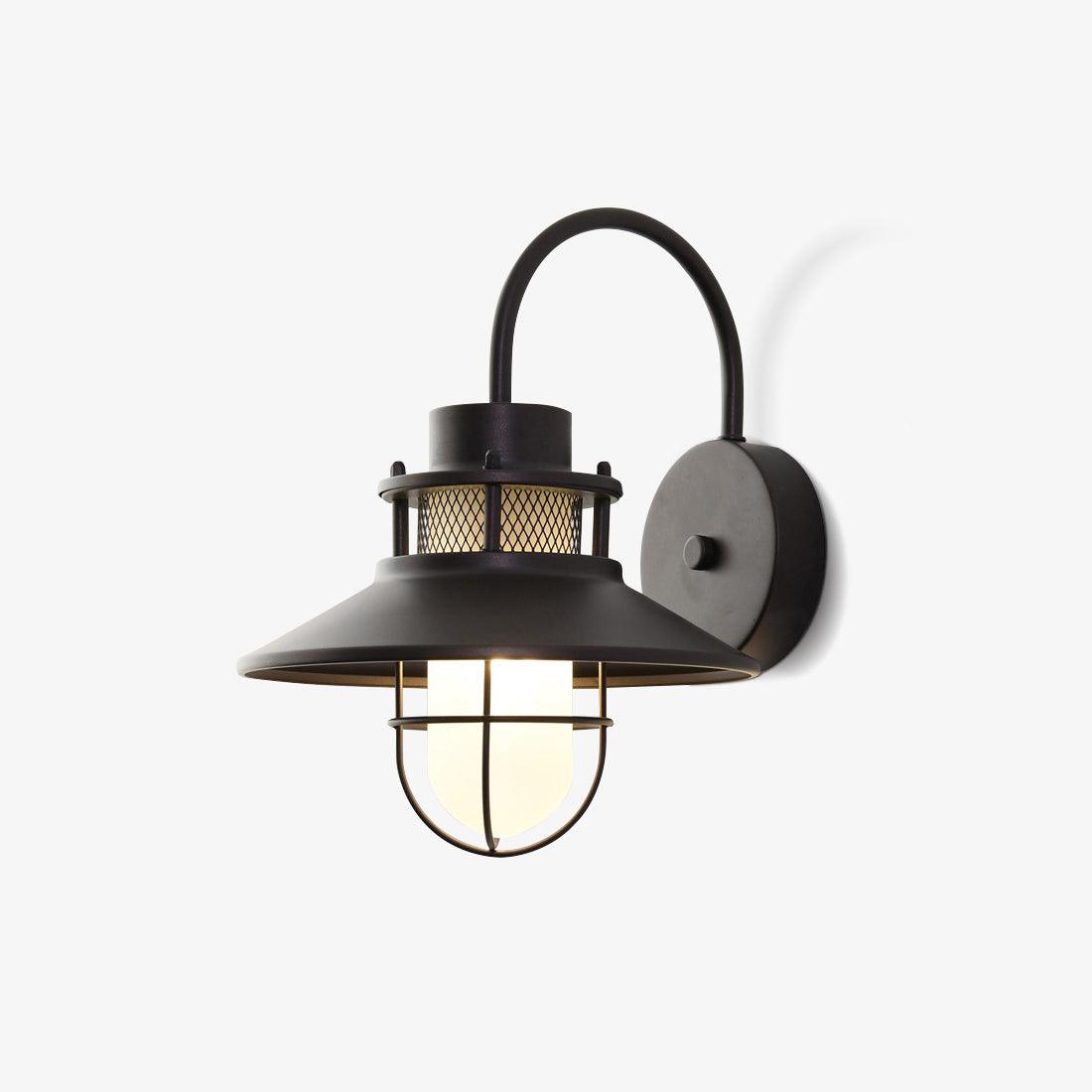 Felix Outdoor Wall Lamp Industrial Garden Light | Metal Glass Design | IP65 Waterproof | E26/E27 LED Edison Compatible