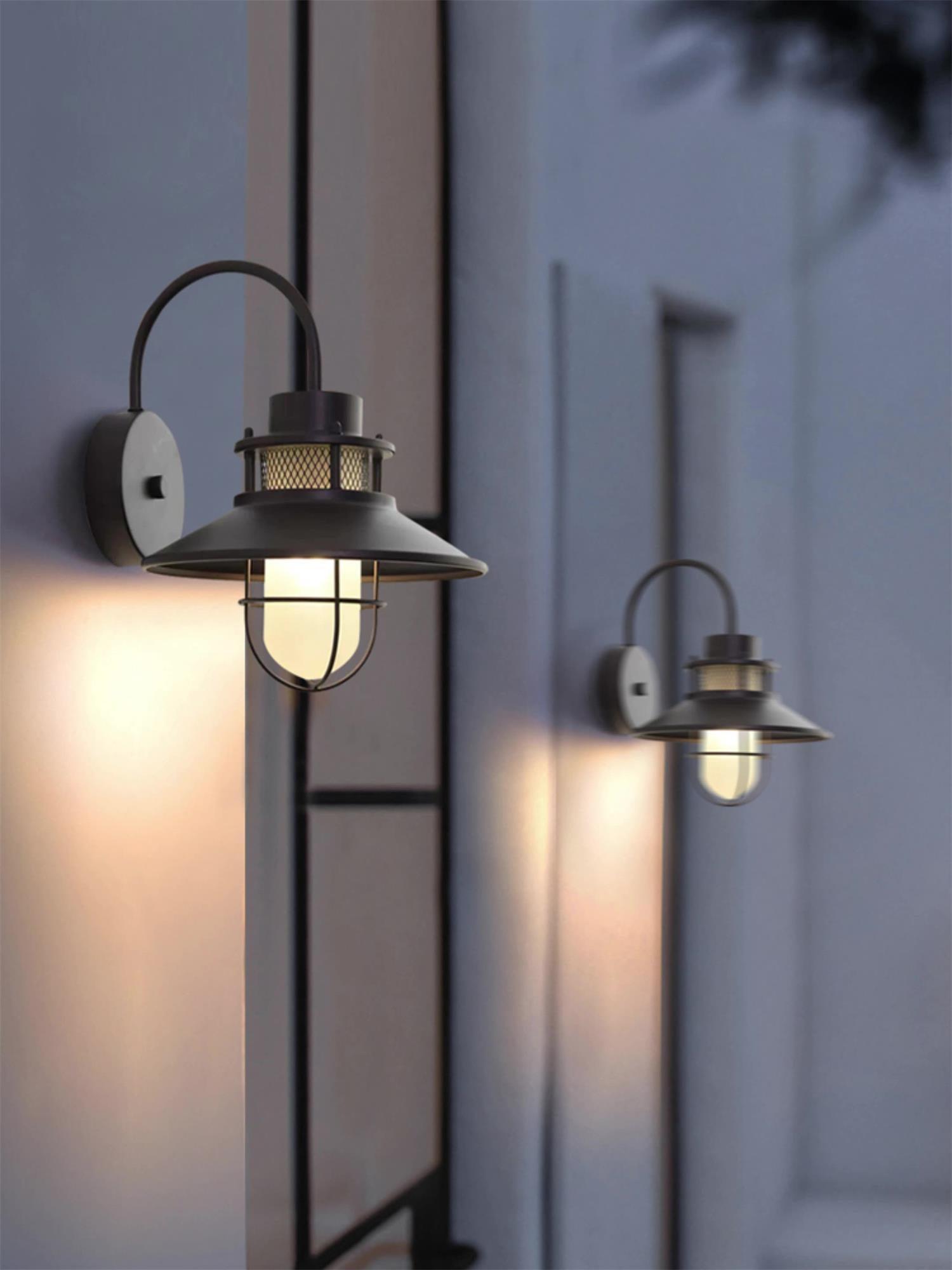 Felix Outdoor Wall Lamp Industrial Garden Light | Metal Glass Design | IP65 Waterproof | E26/E27 LED Edison Compatible
