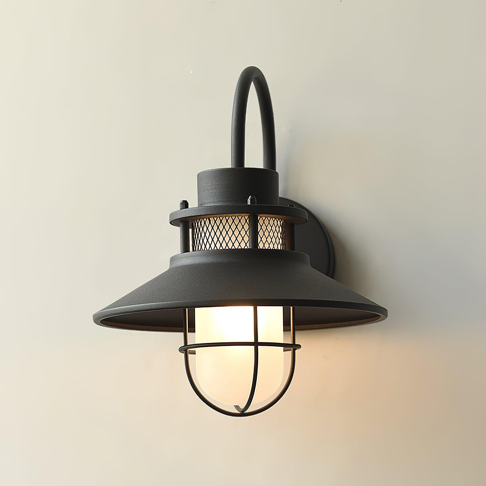 Felix Outdoor Wall Lamp Industrial Garden Light | Metal Glass Design | IP65 Waterproof | E26/E27 LED Edison Compatible