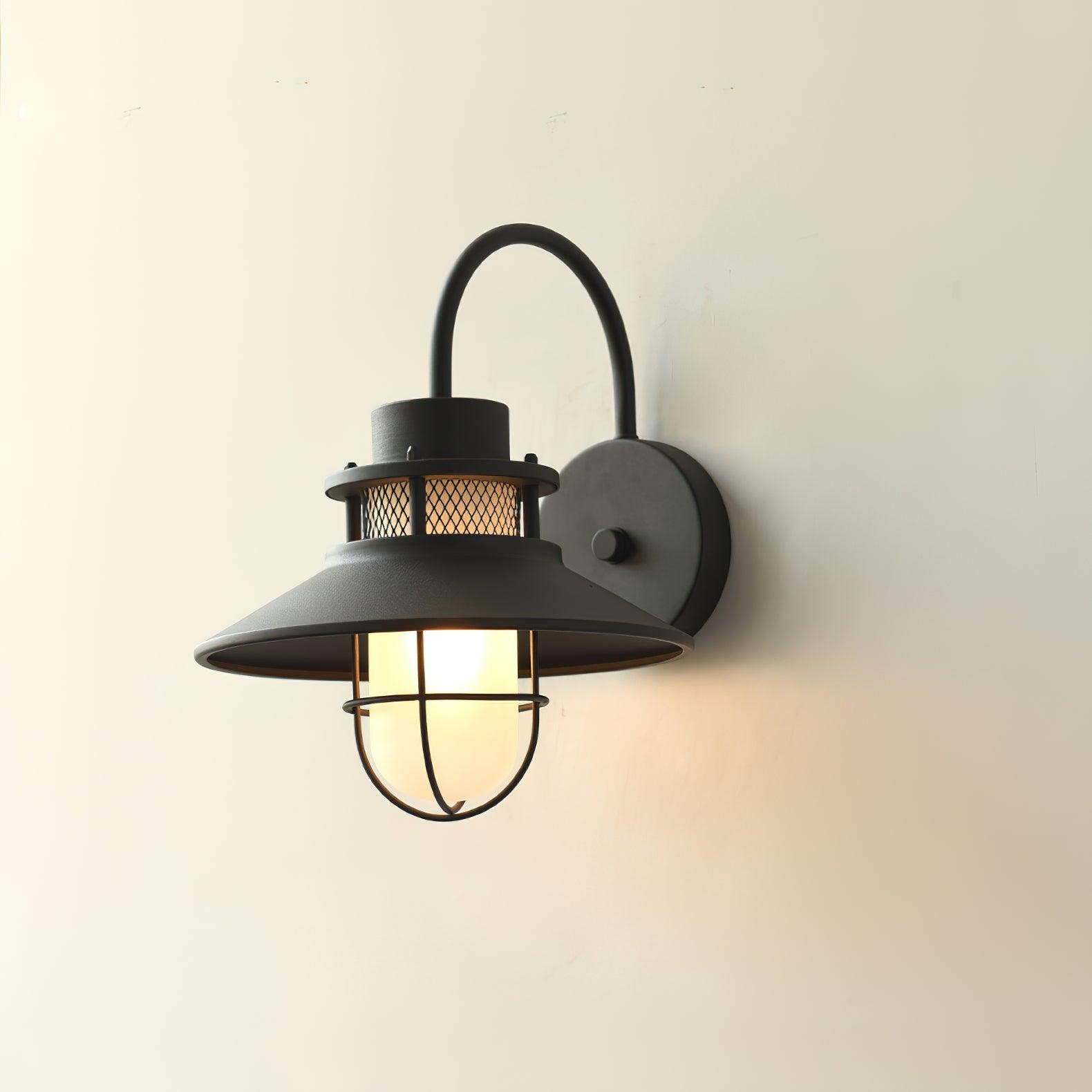 Felix Outdoor Wall Lamp Industrial Garden Light | Metal Glass Design | IP65 Waterproof | E26/E27 LED Edison Compatible