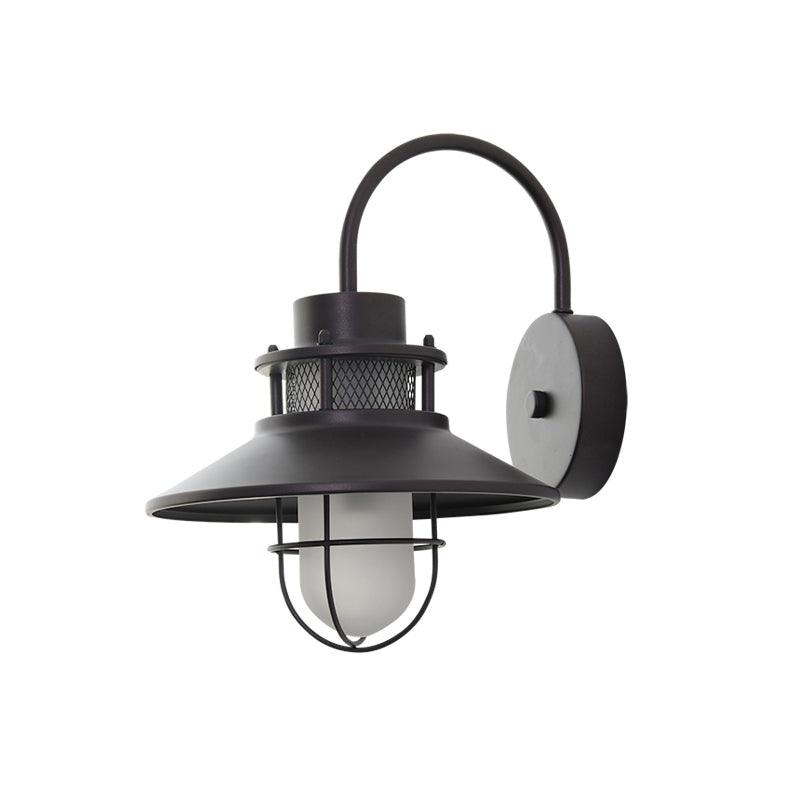 Felix Outdoor Wall Lamp Industrial Garden Light | Metal Glass Design | IP65 Waterproof | E26/E27 LED Edison Compatible