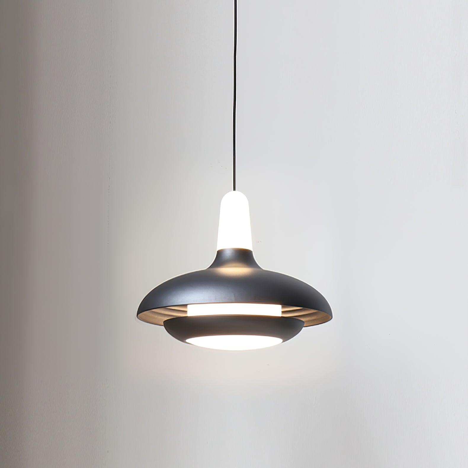 Fiji Pendant Lamp | Aluminum LED Pendant | Warm, Neutral & Cool Light | Modern Tropical Interior Lighting | 18x14cm