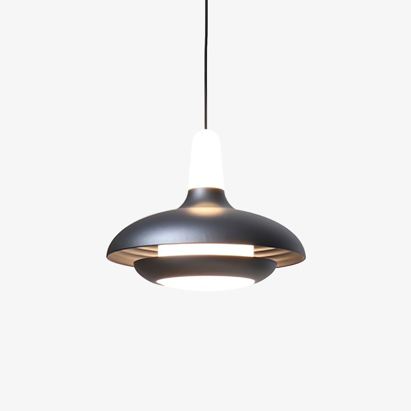 Fiji Pendant Lamp | Aluminum LED Pendant | Warm, Neutral & Cool Light | Modern Tropical Interior Lighting | 18x14cm