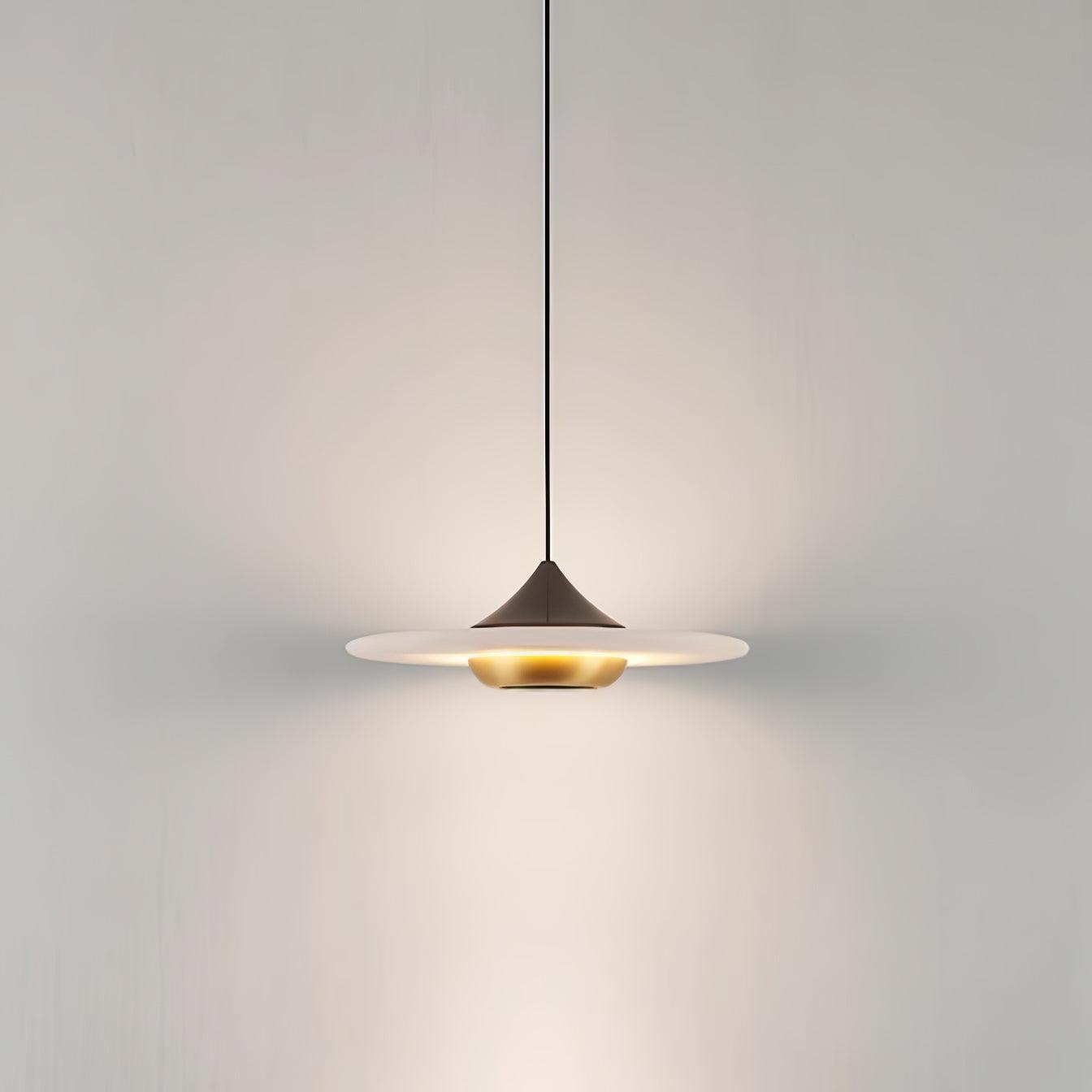 Marble Pendant Lamp Flying Saucer Design Modern LED Ceiling Light | Integrated LED | 3 Color Temperatures | Premium Indoor Lighting