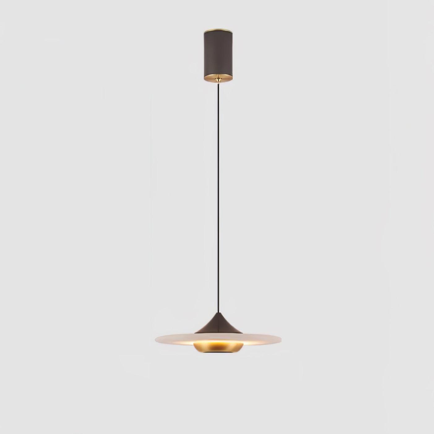 Marble Pendant Lamp Flying Saucer Design Modern LED Ceiling Light | Integrated LED | 3 Color Temperatures | Premium Indoor Lighting