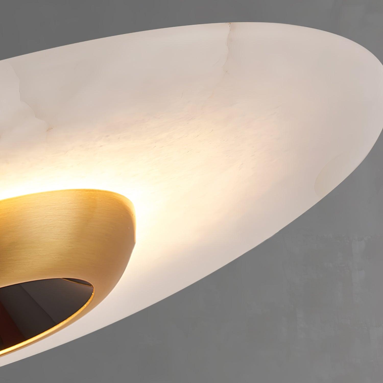 Marble Pendant Lamp Flying Saucer Design Modern LED Ceiling Light | Integrated LED | 3 Color Temperatures | Premium Indoor Lighting