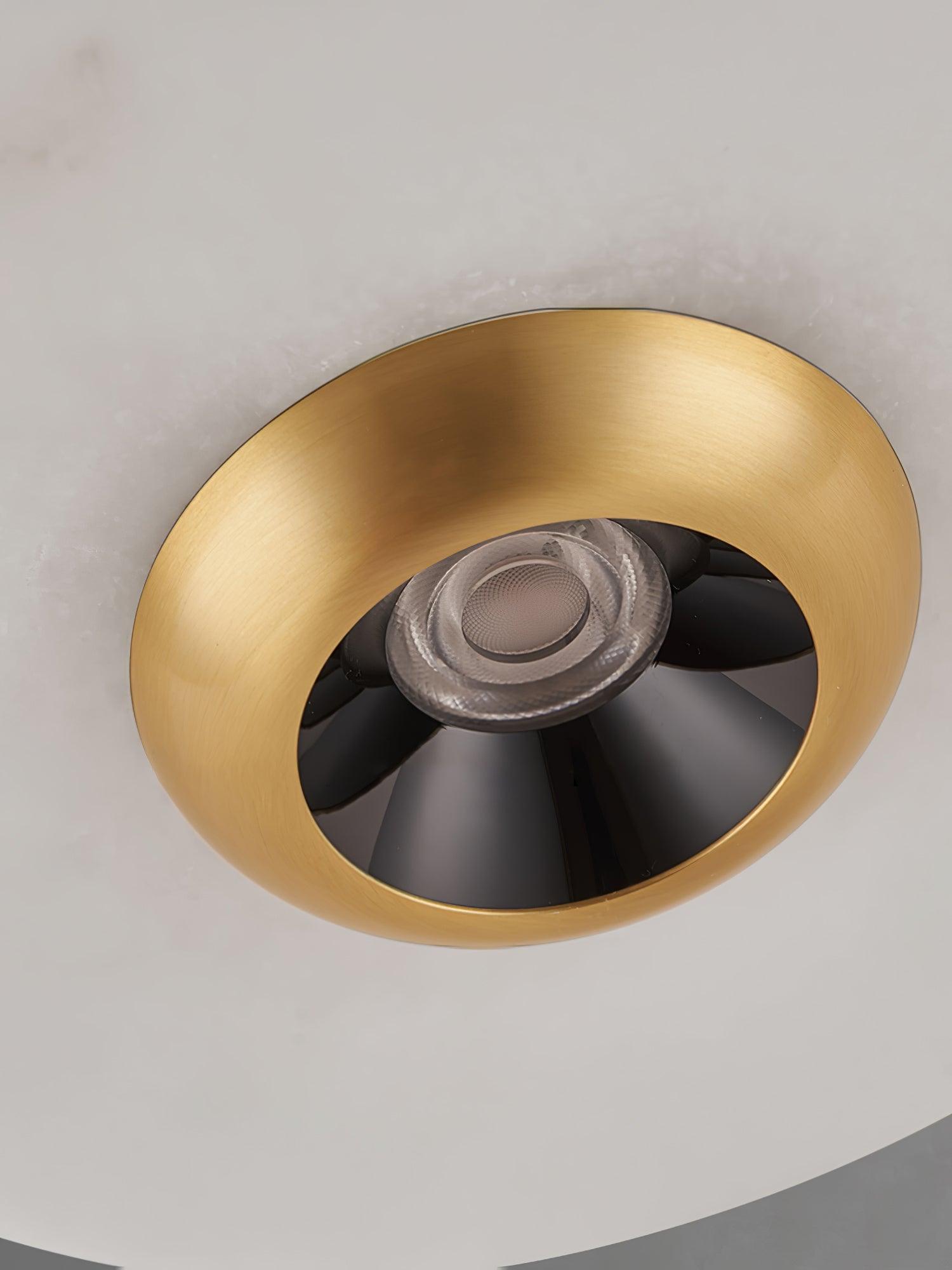 Marble Pendant Lamp Flying Saucer Design Modern LED Ceiling Light | Integrated LED | 3 Color Temperatures | Premium Indoor Lighting