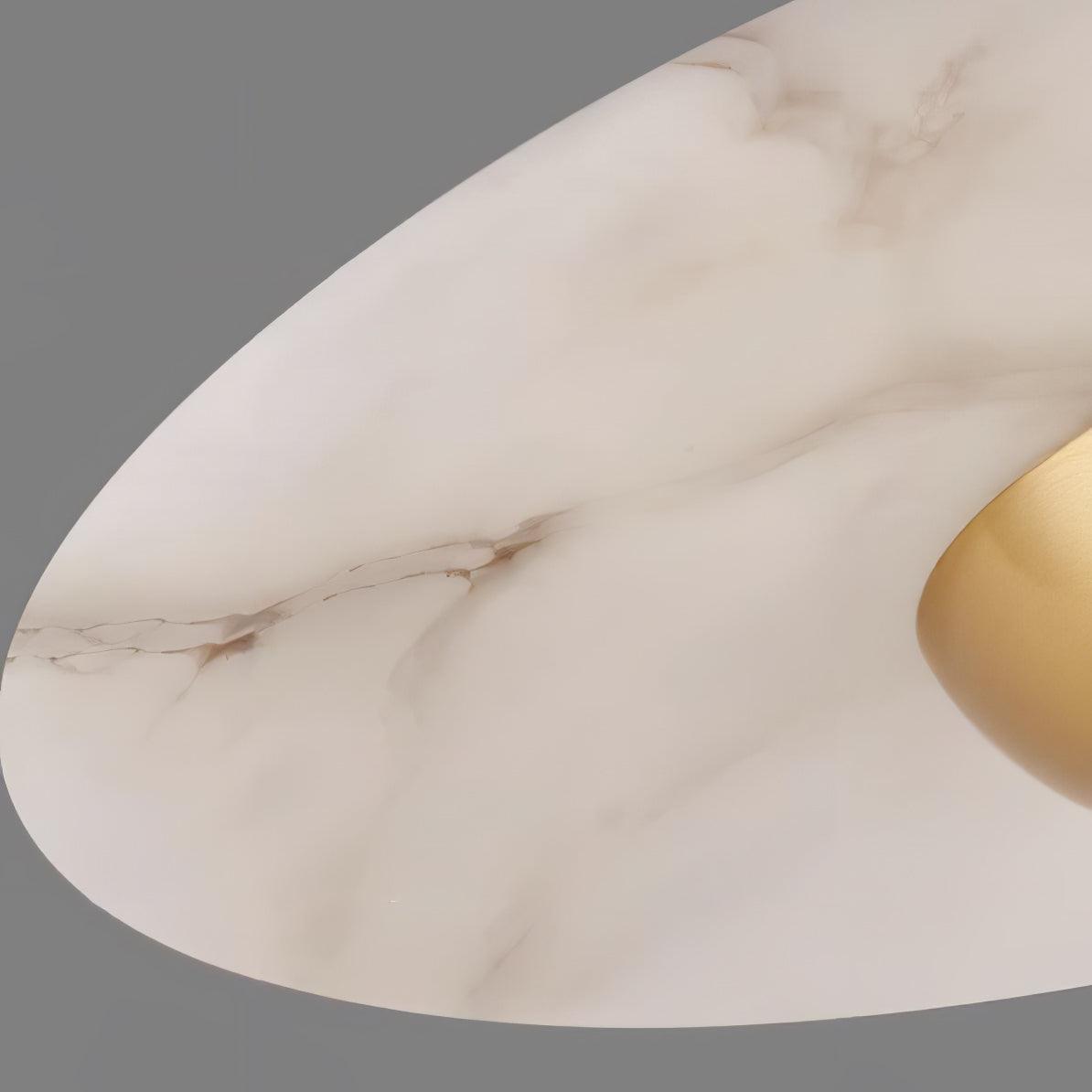 Marble Pendant Lamp Flying Saucer Design Modern LED Ceiling Light | Integrated LED | 3 Color Temperatures | Premium Indoor Lighting