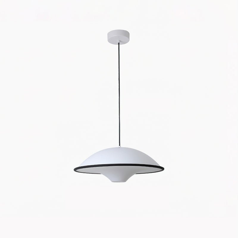 Modern UFO Pendant Lamp Minimalist Ceiling Light | Acrylic & Metal | E26 E27 LED Compatible | Adjustable Hanging Light