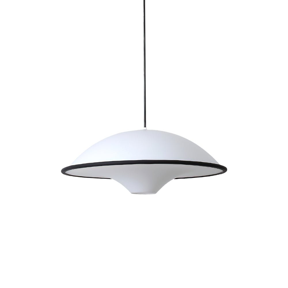 Modern UFO Pendant Lamp Minimalist Ceiling Light | Acrylic & Metal | E26 E27 LED Compatible | Adjustable Hanging Light