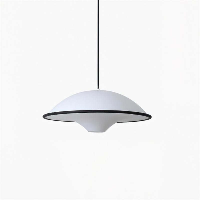 Modern UFO Pendant Lamp Minimalist Ceiling Light | Acrylic & Metal | E26 E27 LED Compatible | Adjustable Hanging Light