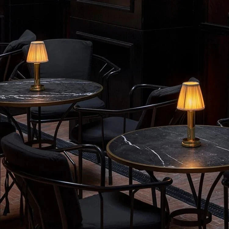 LED Wireless Side Metal Table Lamp