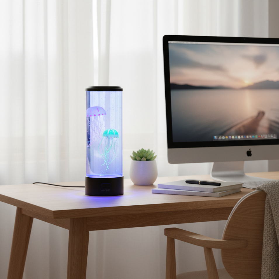 Lunir Mare | LED Table Lamp with Jellyfish Effect and Color Change