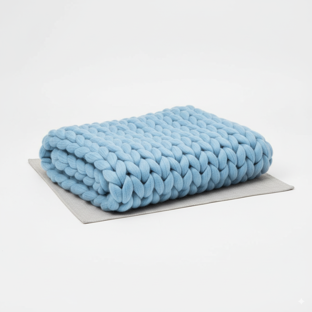 NordWeave | Elegant XXL Knit Blanket Made of Soft Yarn for Living & Bedrooms