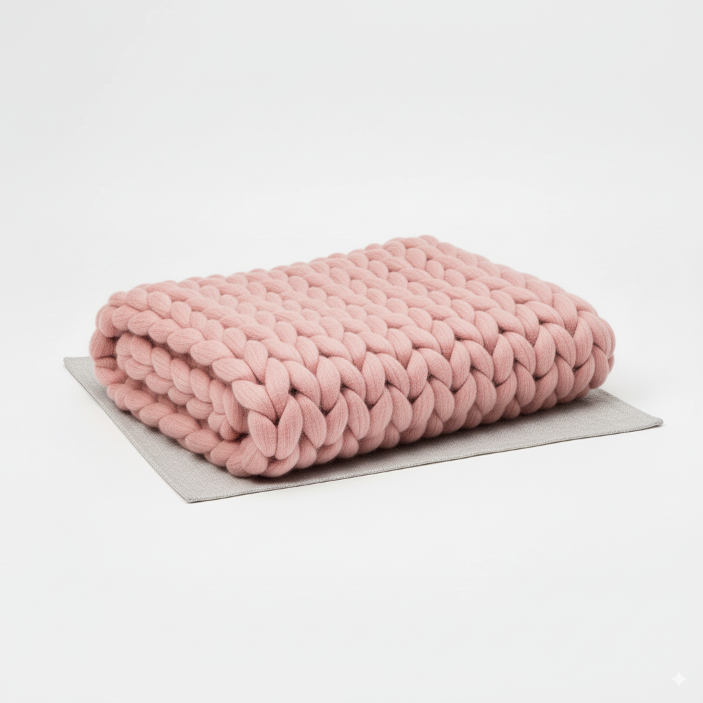 NordWeave | Elegant XXL Knit Blanket Made of Soft Yarn for Living & Bedrooms