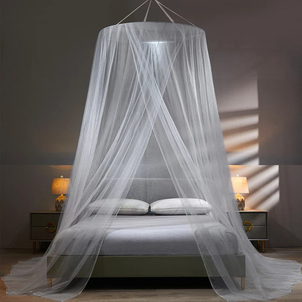 NoctaNest Air | Foldable Mosquito Net for Double Bed & Outdoor Use