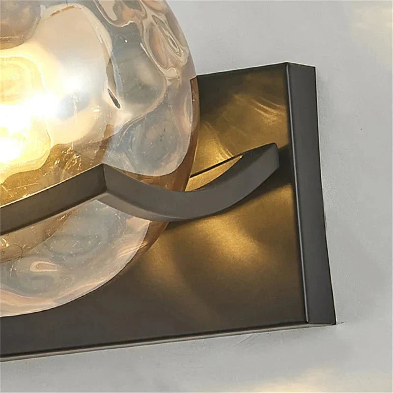 Modern Glass LED Wall Lamp for Indoor Use | Elegant Ambient Wall Sconce | 15cm Compact Design | Energy Efficient Lighting